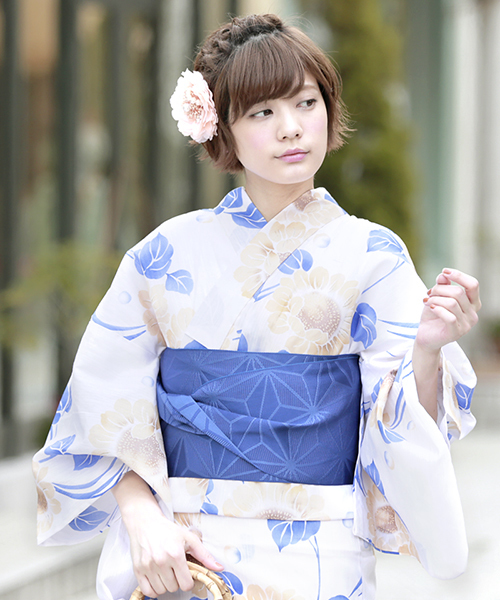 bonheur saisons（ボヌールセゾン） 浴衣 浴衣3点セット （浴衣＋帯＋