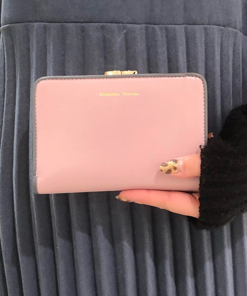 Samantha Thavasa（サマンサタバサ） 財布 シンプルバイカラー口金折