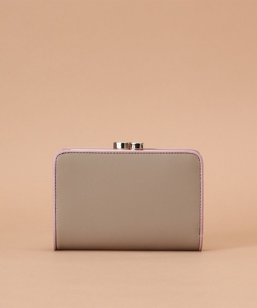 Samantha Thavasa 財布 シンプルバイカラー口金折財布