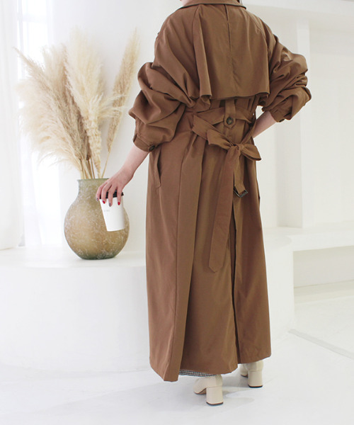 MODE ROBE トレンチコート コート フライヨークステンカラー