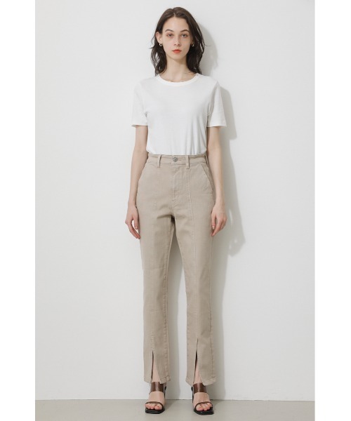 CINOH FRONT SLIT PANTS フロントスリット テーパードパンツ CINOH FRONT SLIT PANTS フロントスリット テーパードパンツ