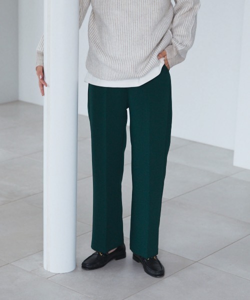 【国内発送】HERMES ストレートパンツ センタープレス パンツ 国内発送】HERMES ストレートパンツ センタープレス パンツ ボトムス