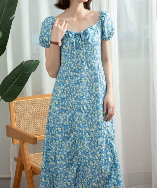 ワンピース フロントリボン 花柄 ワンピース Zozotown Yahoo 店 通販 Yahoo ショッピング