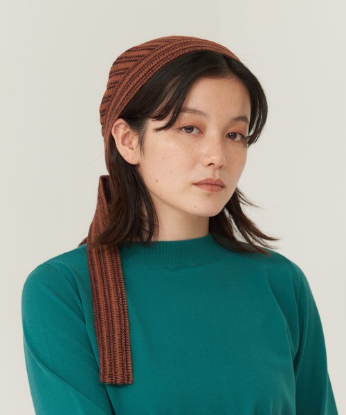 【新品未使用品】La Maison de Lyllis カーチフ　三角スカーフ セール】【La Maison de Lyllis】KERCHIEF 三角巾カーチフ