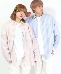 シャツ ストライプシャツ メンズ レディース/長袖レギュラー
