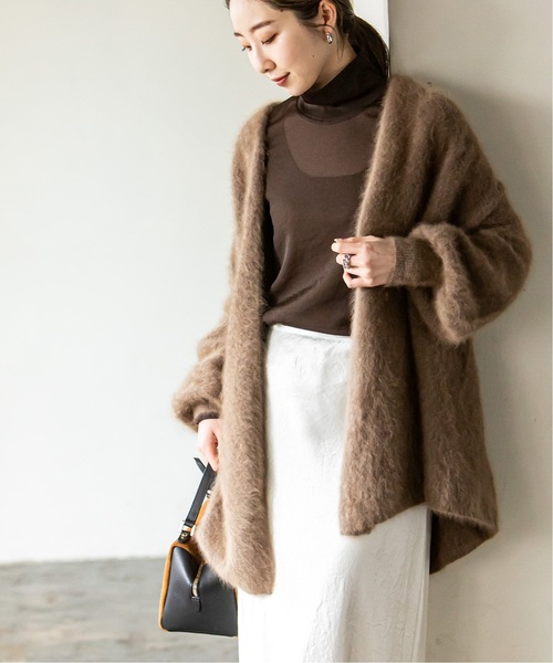 カーディガン 「追加4」ファーニットパフカーディガン : 69382571  