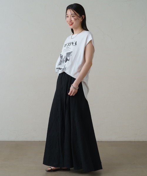 スカート ペイズリーレーススカート 