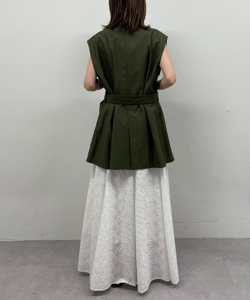 スカート ペイズリーレーススカート 