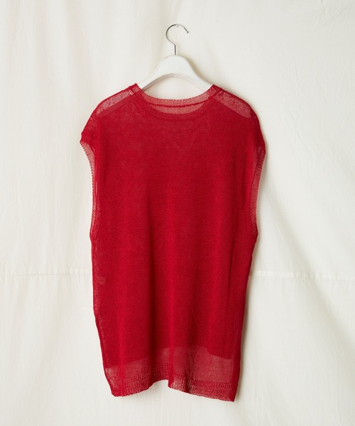 suzuki takayuki（スズキタカユキ） ベスト ジレ knitted vest