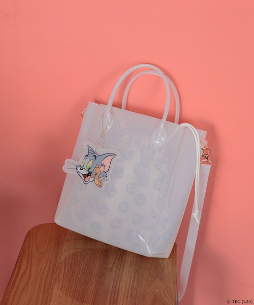 ショルダーバッグ バッグ 「公式」TOM and JERRY コンビクリアバッグ