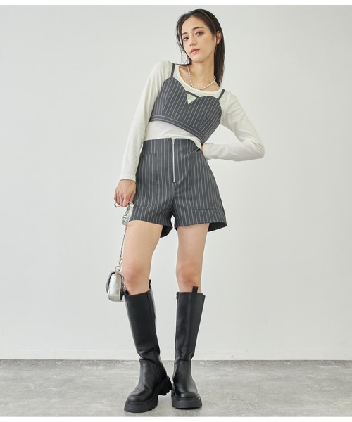 ANAP（アナップ） キャミソール ストライプビスチェ「セットアップ対応