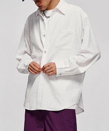 GENXDER シャツ 「genxder」ユニセックス シワ感オーバーサイズ