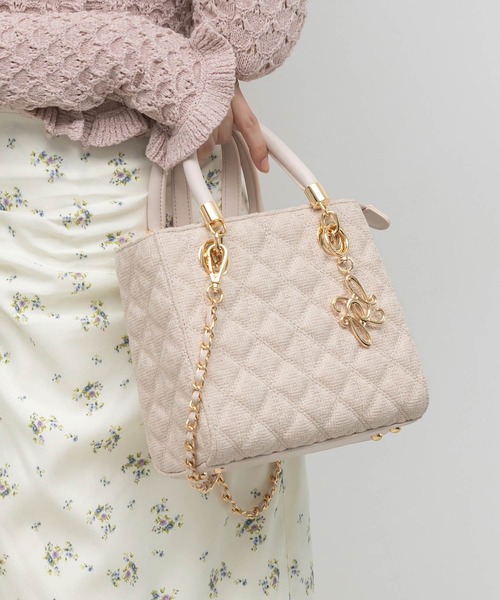 RANDA（ランダ） ハンドバッグ 2WAYキルティングバッグ : ZOZOTOWN