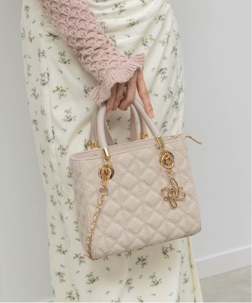 RANDA（ランダ） ハンドバッグ 2WAYキルティングバッグ : ZOZOTOWN