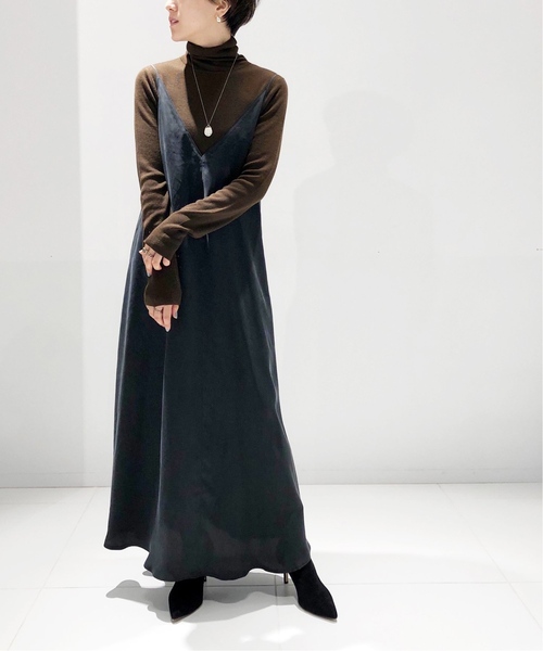 Plage」 キャミソールワンピース 38 グレー レディース : 78860571  