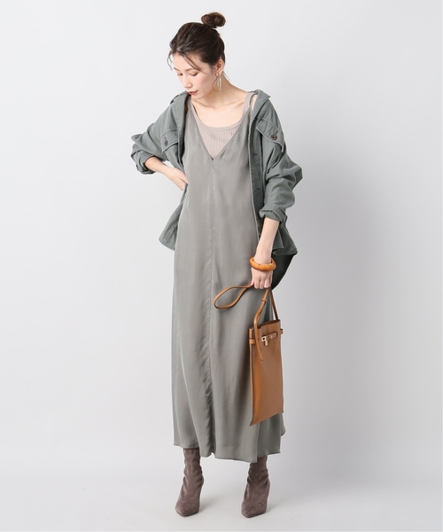 Plage」 キャミソールワンピース 38 グレー レディース : 78860571  