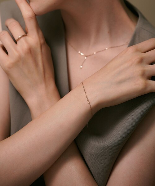 ete bijoux（エテ ビジュー） ブレスレット 「トーン」 K18RBG
