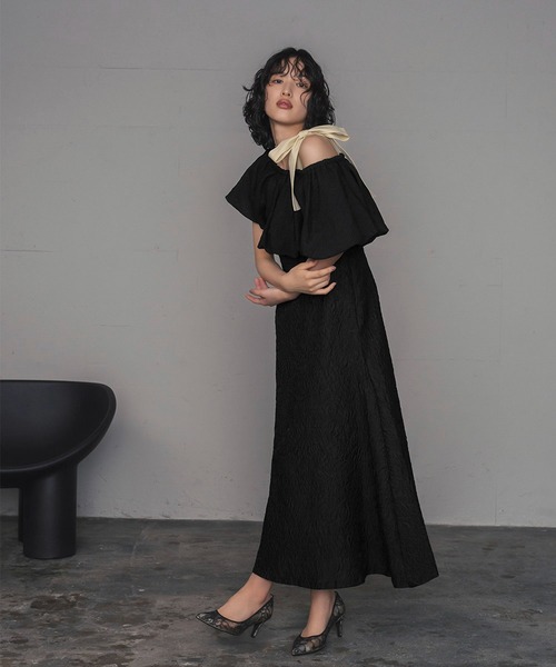 GIRL 6way オケージョンドレス パーティードレス オフショルダー GIRL DRESS FOR NOW ドレス マルチway バルーン オフショルダー