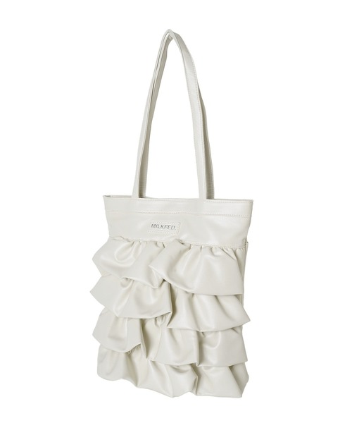 半額 50％OFFの通販 TIERED トートバッグ MILKFED. RUFFLE レディース TOTE バッグ