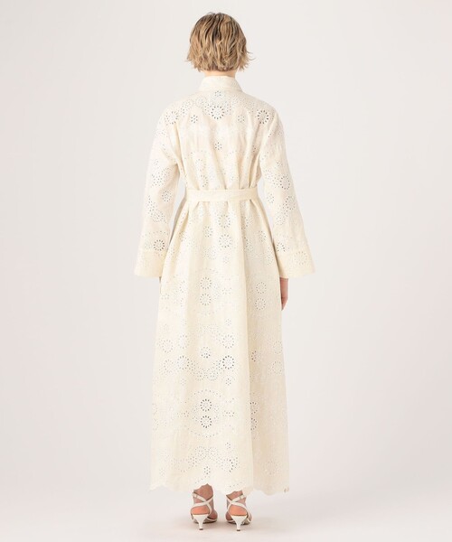 ワンピース シャツワンピース レディース Evi GrintelaValerie Midi Lace MS カットワークシャツワンピース｜zozo｜06