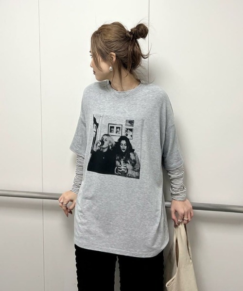 I-SOOK（アイスー） tシャツ フォトプリントTシャツ(chiica select
