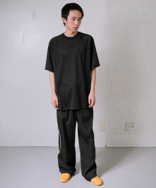 tシャツ ワンポイント ロゴ メッシュプルオーバー メンズ : ZOZOTOWN