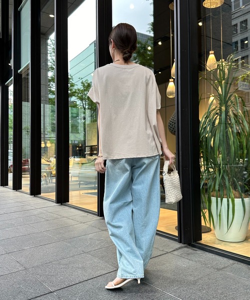 DouDou（ドゥドゥ） tシャツ 半袖 「WEB限定」パールロゴボックスTEE