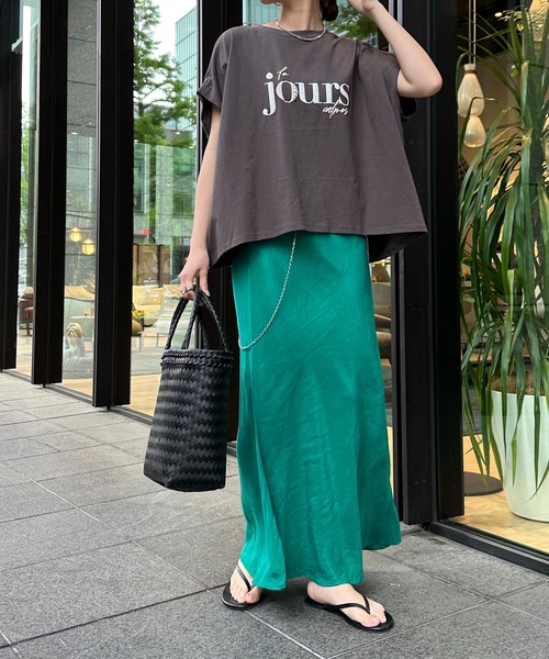 DouDou（ドゥドゥ） tシャツ 半袖 「WEB限定」パールロゴボックスTEE