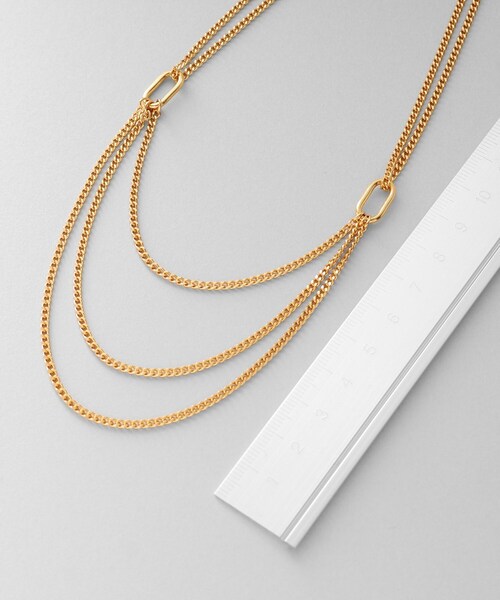 COCOSHNIK（ココシュニック） ネックレス シルバー カーブチェーン