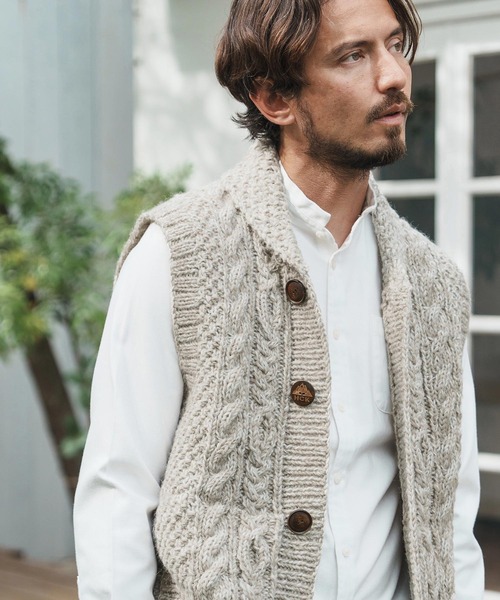 CAMBIO ベスト ジレ mcg3487-「HIMALAYAN CLIMBERS HAND-KNIT
