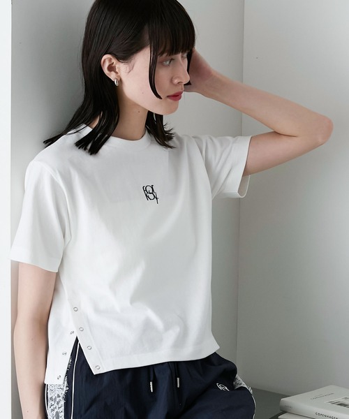 forksy.（フォルクシー） tシャツ 半袖 「forksy.」ワンポイントロゴ