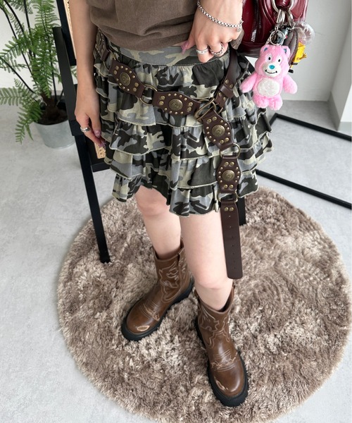 見事な 売り切りSALE】Indigosea✯ティアードパンツ パンツ - パンツ
