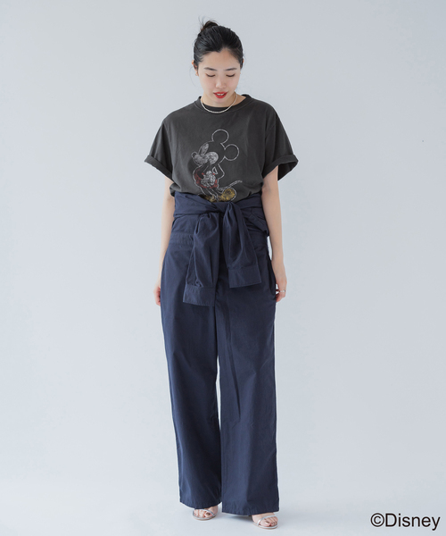 IENA tシャツ Tシャツ R JUBILEE/DISNEY COLLECTION LW加工T