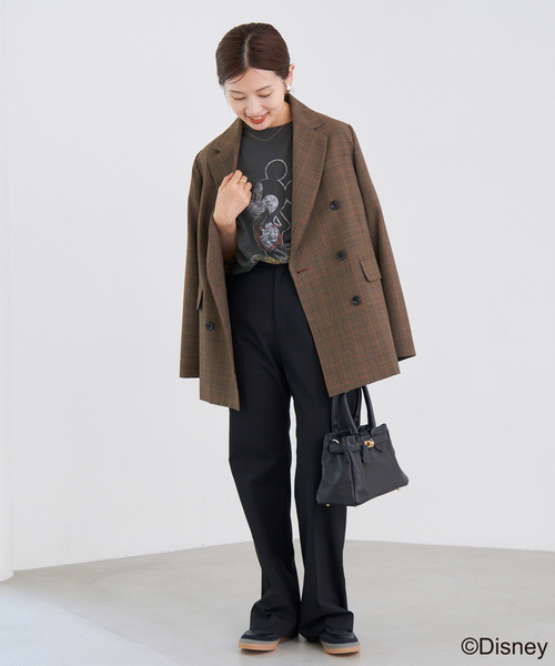 IENA tシャツ Tシャツ R JUBILEE/DISNEY COLLECTION LW加工T