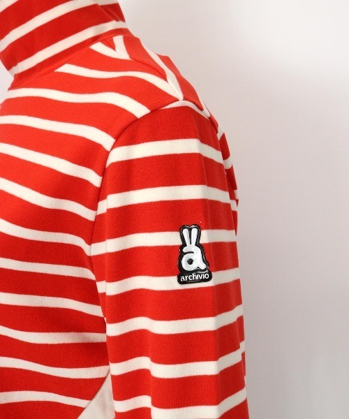 archivio（アルチビオ） 「LADIES」吸湿発熱起毛ボーダープルオーバー