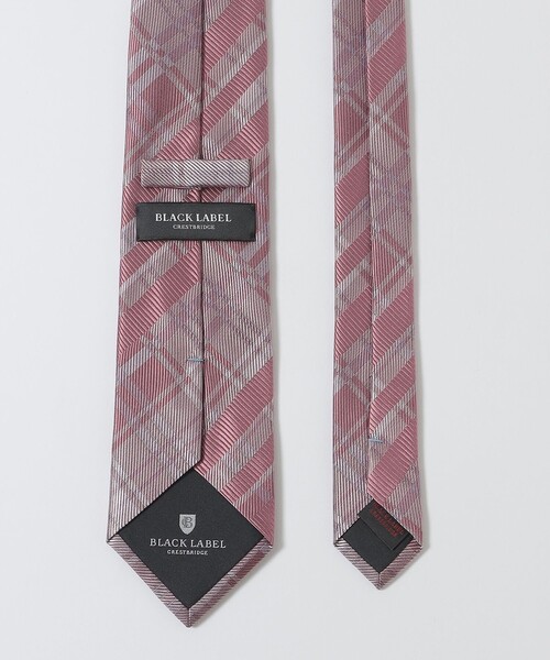 BLACK LABEL CRESTBRIDGE ネクタイ トーナルパネルチェックタイ