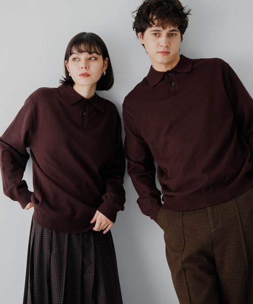 ポロシャツ 「ユニセックス」「洗濯可」ストレッチニットポロシャツ メンズ レディース