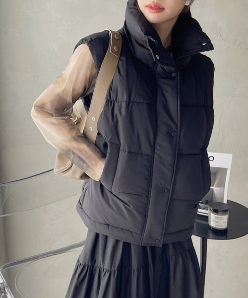 TREOVER ダウンベスト ベスト ライトウェイトエコダウンベスト