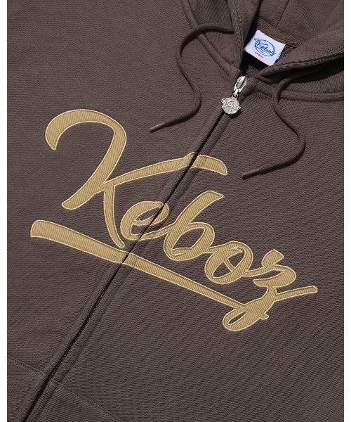ケボズ トレーナー KEBOZ トレーナー スウェット ICON LOGO SWEAT FULL ZIP HOODIE