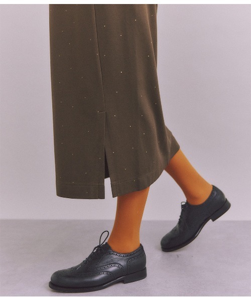 SIPULI スカート Random Polka Dot サイドスリットスカート