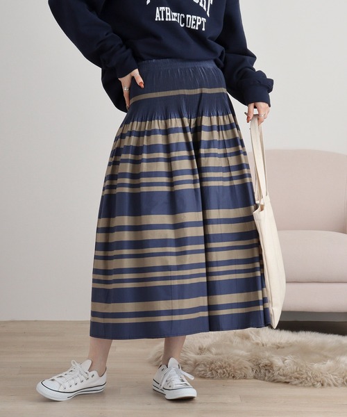美品　ROPE リバーシブルスカート ROPE' PICNIC（ロペ ピクニック） スカート チェック＆無地