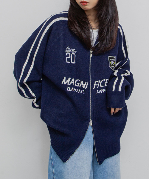 コムデギャルソン ラメ シルバー トラックジャケット ジップカーディガン メンズ カーディガン | DCブランド古着通販プレイフル