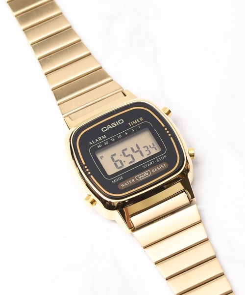 CASIO（カシオ） 腕時計 「」ゴールド デジタルミニ レディース メンズ