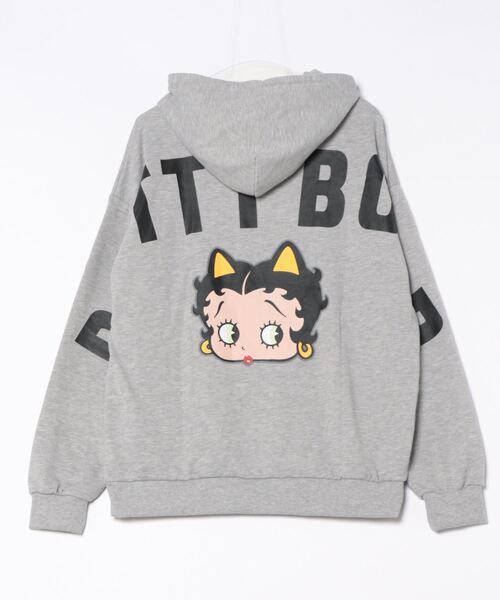 BETTY BOOP パーカー BettyバックロゴBIGプルパーカー(M1