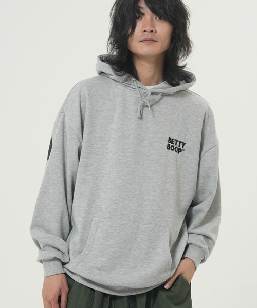 BETTY BOOP パーカー BettyバックロゴBIGプルパーカー(M1