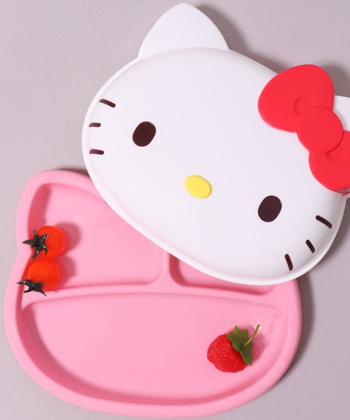 激レア 希少 マイメロ キッチングッズ ダイカットランチプレート お顔型 お皿 sanrio（サンリオ） 食器 (SK)「sanrio」ダイカット フタ付き ランチ