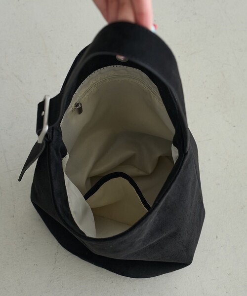 FREAK'S STORE ハンドバッグ バケツ型 フェイクスエードバッグ