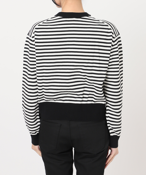 JOURNAL STANDARD◆コンパクトリングドットカーデ/FREE/コットン/WHT/ボーダー/25-080-400-5010-1-0 JOURNAL STANDARD カーディガン コンパクトリングドット