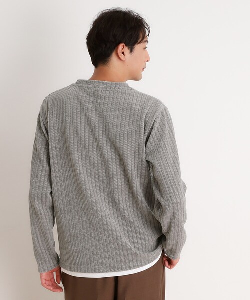 THE SHOP TK tシャツ シェニールケーブルプルオーバー 新色追加