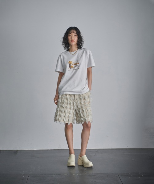 tシャツ (CARNE BOLLENTE)ピンクアイランドT レディース Carne Bollente tシャツ (CARNE BOLLENTE)ピンクアイランドT